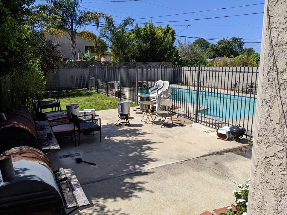 backyard pool/patio